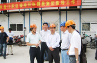 Jiangdong district leadership inspection